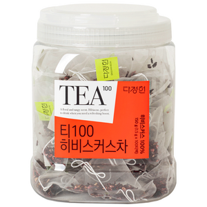 다정헌 히비스커스 차 친환경 PLA 망사필터 삼각티백