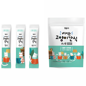 펫둥이 짜먹는 고양이 간식, 혼합맛(참치/연어/..., 360g, 1개