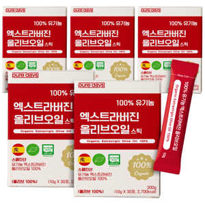 퓨어데이즈 아침엔 냉압착 유기농 엑스트라버전 올리브오일 100% 스틱 엑스트라버진, 10g, 150개