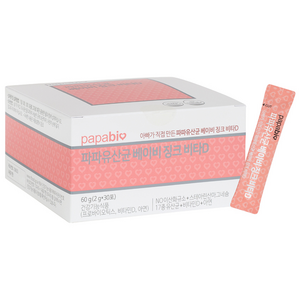 파파비오 아빠가 만든 파파유산균 베이비 징크비타D 비타민D+아연, 30회분, 1개