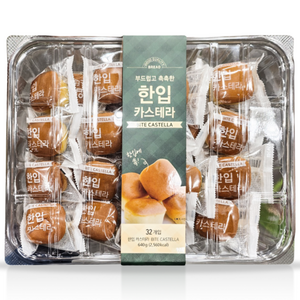 키즈웰 한입 카스테라, 640g, 1개