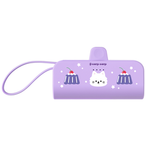 [EarpEarp 본사] 어프어프 미니 일체형 도킹형 보조배터리 5000mAH (C타입 8핀) 거치 가능