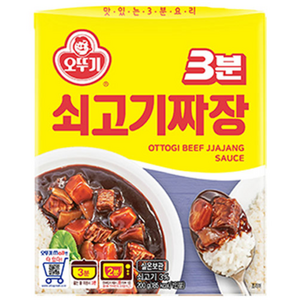 오뚜기3분 쇠고기 짜장, 200g, 24개