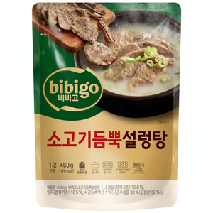 비비고 소고기듬뿍설렁탕, 460g, 6개