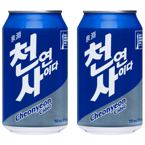 천연사이다, 350ml, 24개