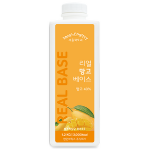 서울팩토리 리얼 망고 베이스, 1.2kg, 1개