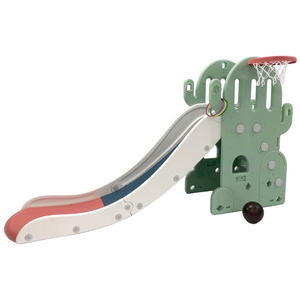 베네베네 쁘띠 선인장 유아 아기 미끄럼틀 단품, 그린, 1개