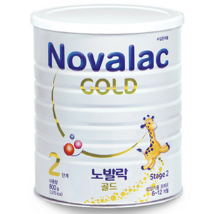 노발락 골드 분유 2단계, 800g, 1개