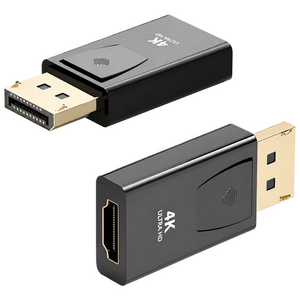 DP to HDMI 4K 변환 젠더 디스플레이포트 HDMI 컨버터 노트북 모니터 연결