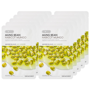 더페이스샵 갈아만든 마스크시트 녹두, 1개입, 10개