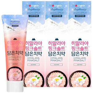 히말라야핑크솔트 담은치약 아이스민트, 100g, 3개