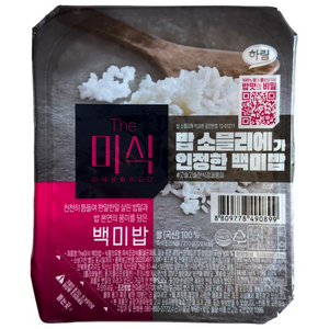 더미식 백미밥, 210g, 18개