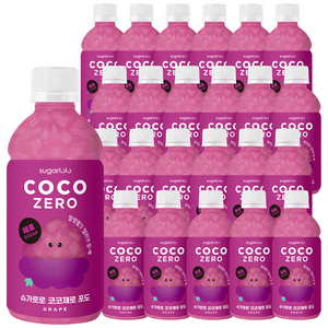 슈가로로 코코제로 포도, 340ml, 24개