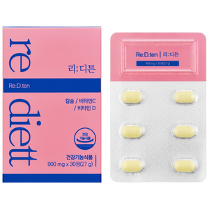 리디에뜨 리디튼 치아 산호칼슘 코랄칼슘 건강기능식품, 30정, 1박스