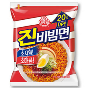 오뚜기 진비빔면 156g, 16개