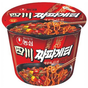 농심 사천 짜파게티 큰사발면 115g, 32개