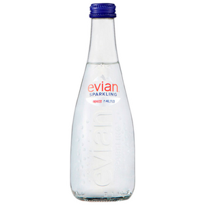 에비앙 스파클링 글라스 탄산수, 330ml, 20개