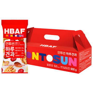 바프 먼투썬 하루견과 레드 30개입, 600g, 1박스