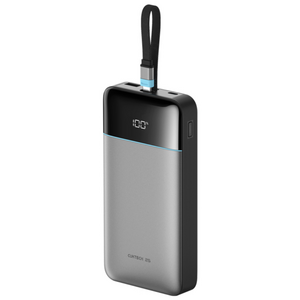쿡테크 25 SE 파워뱅크 100W 25000mAh 대용량 일체형 노트북 보조배터리 양방향 고속 충전 지원/ LED 전력 표시 /갤럭시 S25/S26 울트라 등 호환