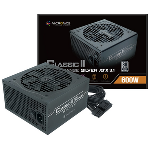 마이크로닉스 Classic II 풀체인지 600W 80PLUS 실버 ATX3.1 컴퓨터 파워 서플라이