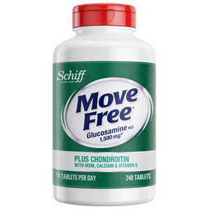 무브프리 글루코사민 HCI 1500mg 플러스 콘드로이틴 타블렛, 240정, 1개