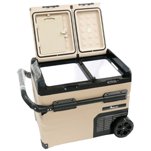 공식수입/공식A/S점 알피쿨 캠핑용 듀얼 냉장고 블루투스 모델 KRTAW45BT 45리터 1년AS 무상 어댑터포함 (준중형SUV 이상 적재가능)