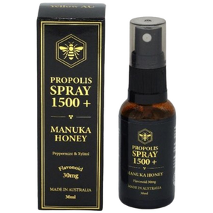 [고함량 프리미엄] Yellow AU 호주산 마누카꿀 프로폴리스 스프레이 1500+ 플라보노이드 30mg, 30ml, 1개