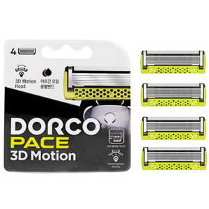 도루코 페이스 3D 모션 7중 면도날, 4개입, 1개