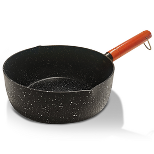 SoBuy 가벼운 알루미늄 논스틱 다용도 스노우 냄비, 블랙, 18cm, 1개