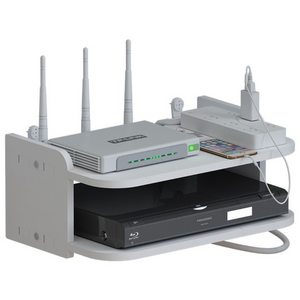 까마느 무타공 셋탑박스 정리함 공유기 거치대 다용도 셋톱박스 받침대