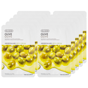 더페이스샵 갈아만든 올리브 마스크시트, 1개입, 10개