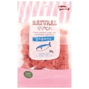 굿데이 네츄럴 스낵 고양이 간식, 참치슬라이스, 30g, 3개
