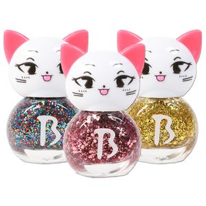 바블리 냥이 어린이 매니큐어 3종 세트, C, 1개