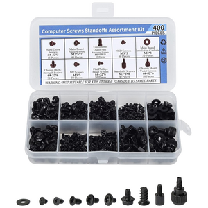 JK 컴퓨터 나사 10종 400개 PC조립 나사 세트 M2 SSD VGA 쿨러 마더보드 케이스