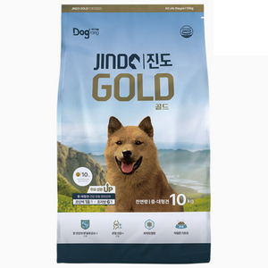 도그랑 전연령 강아지 진도 골드 건식사료, 곡물, 10kg, 1개