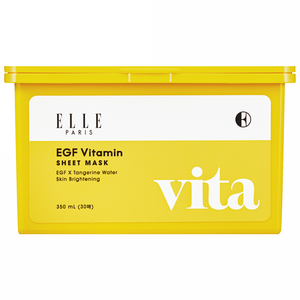 ELLE PARIS EGF 비타민 뽑아쓰는 5분 퀵 시트마스크 [미백], 30개입, 1개