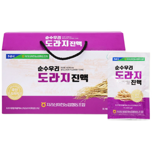 마시는수액 국내산 도라지진액 환절기 잔기침 약도라지즙