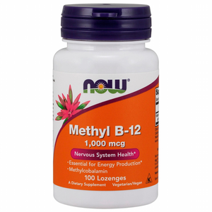 나우푸드 메틸 B-12 1000mcg 로젠지 비건, 100개입, 100정, 1개
