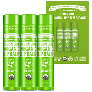 닥터브로너스 립밤, 레몬라임, 4g, 3개