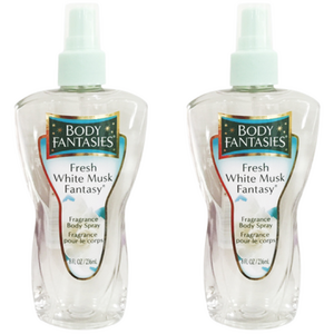 바디판타지 프래그런스 바디 스프레이 프레시화이트머스크, 236ml, 2개