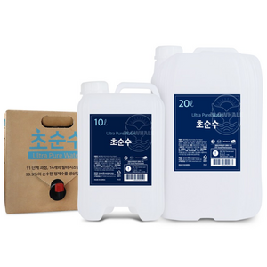 블로웨일 초순수 정제수, 20L, 1개