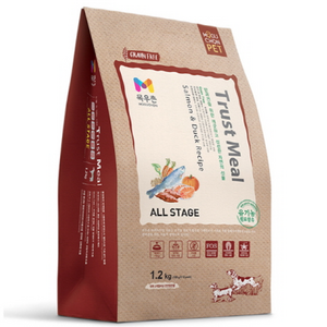 트러스트밀 강아지 전연령 기능성 사료, 피부/피모+알러지, 1.2kg, 1개