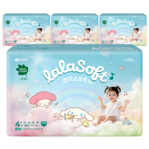 그린핑거 라라소프트 팬티형 기저귀 공용, 4단계, 152매