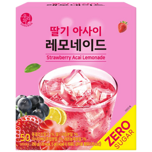 우리차 딸기 아사이 레모네이드