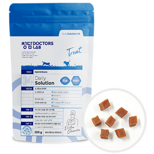 청담닥터스랩 강아지 데일리 솔루션 간식, 아이 앤 브레인, 200g, 1개