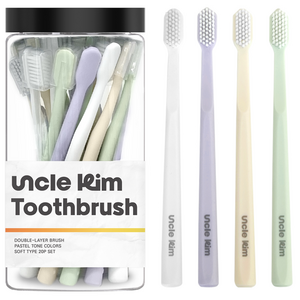 엉클킴 덴탈 집중 케어 이중 미세모 부드러운모 파스텔 칫솔