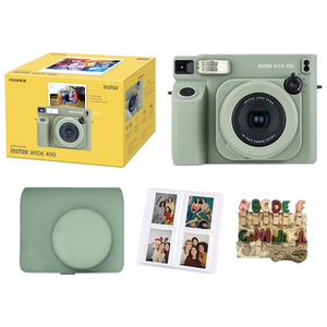 인스탁스 와이드400 가죽케이스 패키지 즉석카메라