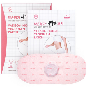 약손명가 여리한 패치 일시적 셀룰라이트 패치 뱃살 복부 바디관리, 7개입, 1개