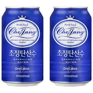 초정탄산수 플레인, 350ml, 24개