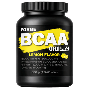 포지 BCAA 아미노 아르기닌 바이탈 글루타민 보충제 필수아미노산 레몬맛, 500g, 1개